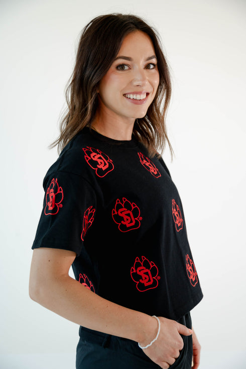 USD Ritter Multi Color Heavyweight Crop Tee