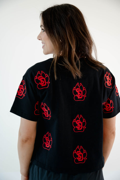 USD Ritter Multi Color Heavyweight Crop Tee