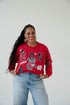 Wisconsin Patched Up Cropped Longsleeve