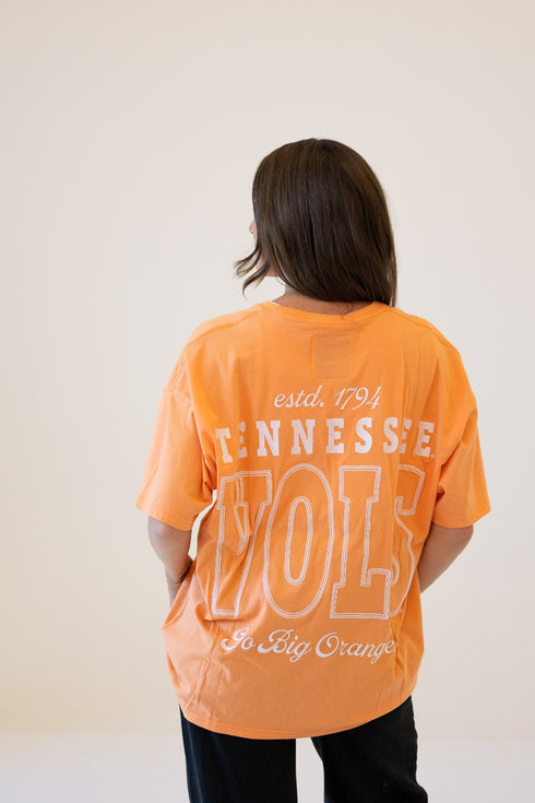 Tennessee Billboard Embroidery OS Band Tee