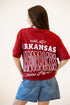 Arkansas Billboard Embroidery OS Band Tee
