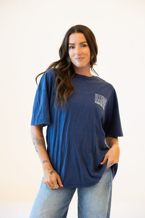 Illinois Billboard Embroidery OS Band Tee