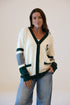 Michigan State Cassidy Button Up Sweater
