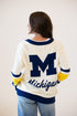 Michigan Cassidy Button Up Sweater