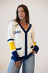 Michigan Cassidy Button Up Sweater