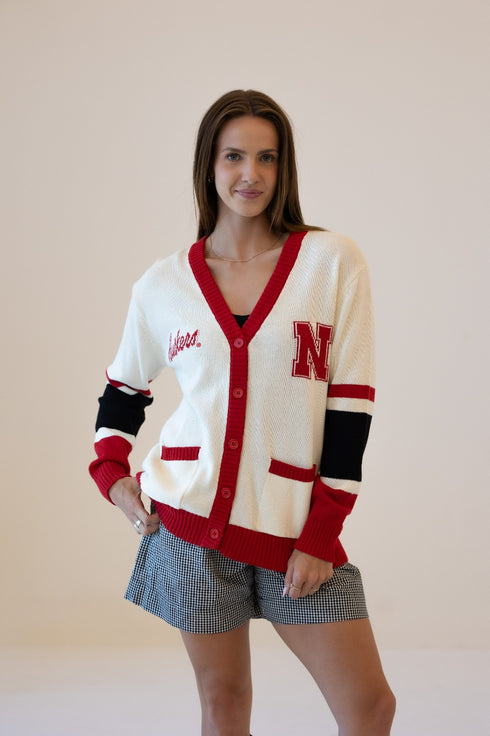 Nebraska Cassidy Button Up Sweater