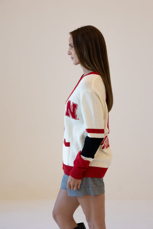 Nebraska Cassidy Button Up Sweater