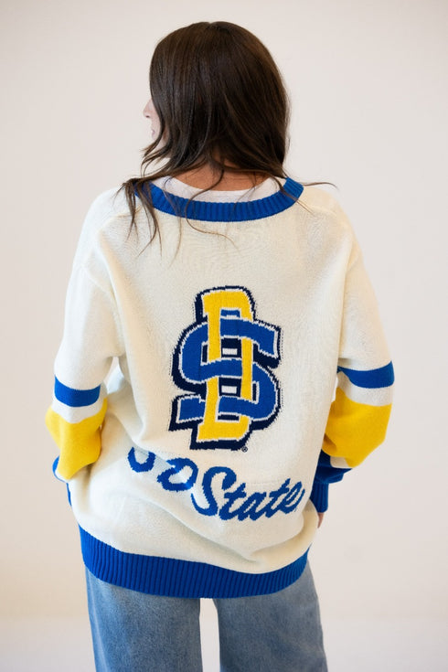 SD State Cassidy Button Up Sweater