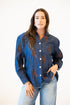 Wyoming Ritter Repeat Denim Boyfriend Button Up
