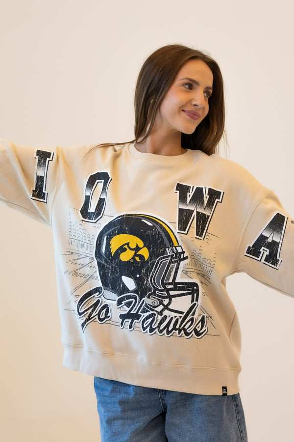 Iowa Homefield Lantern Sleeve Crew