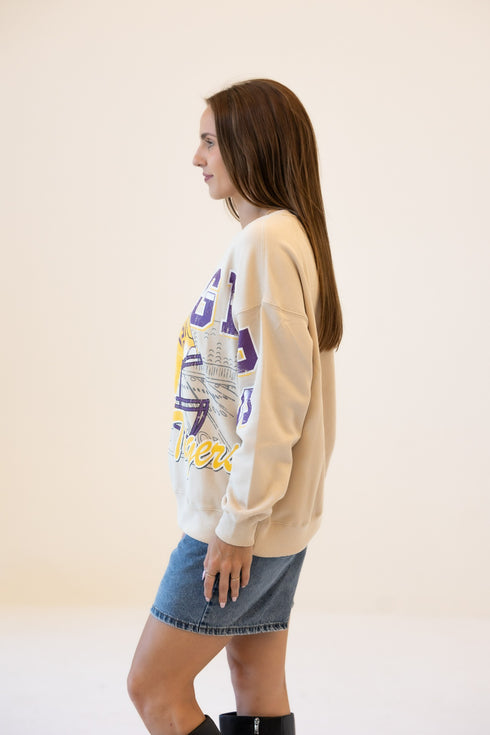 LSU Homefield Lantern Sleeve Crew