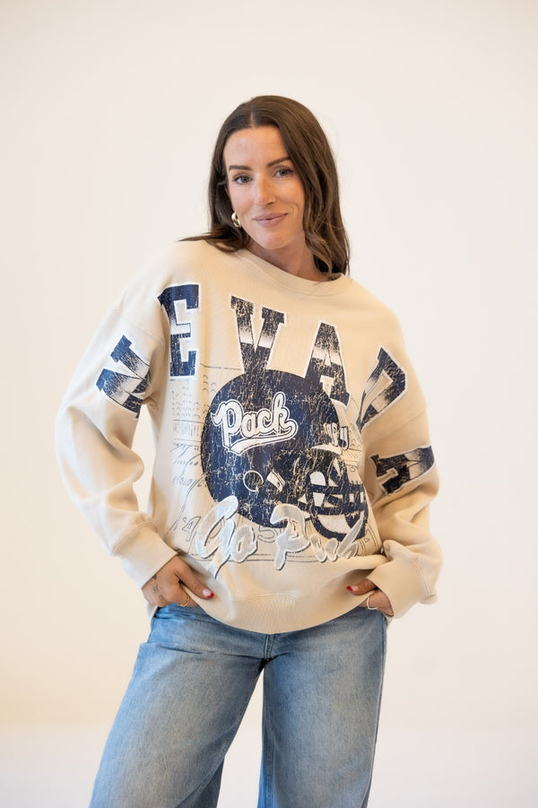 Nevada Homefield Lantern Sleeve Crew