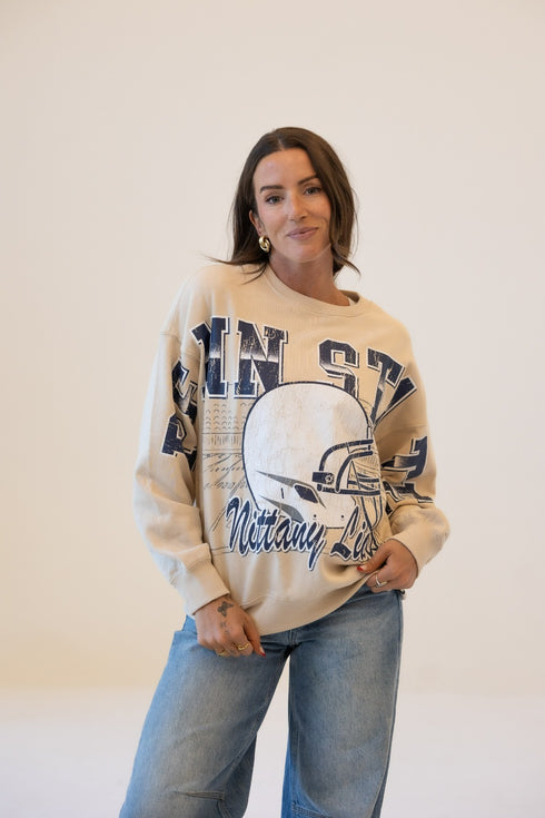 Penn State Homefield Lantern Sleeve Crew