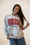 Nebraska White Camo Oversized Pullover Hoodie