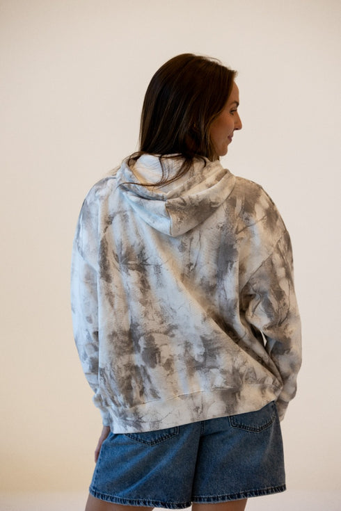 Nebraska White Camo Oversized Pullover Hoodie