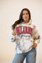 Oklahoma White Camo Oversized Pullover Hoodie