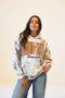 Oregon State White Camo Oversized Pullover Hoodie