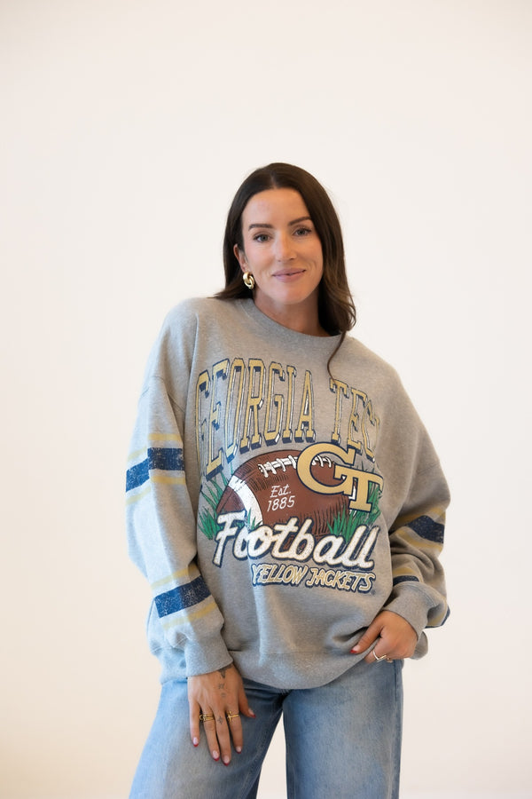 Georiga Tech Langford Multimedia OS Fleece Crew