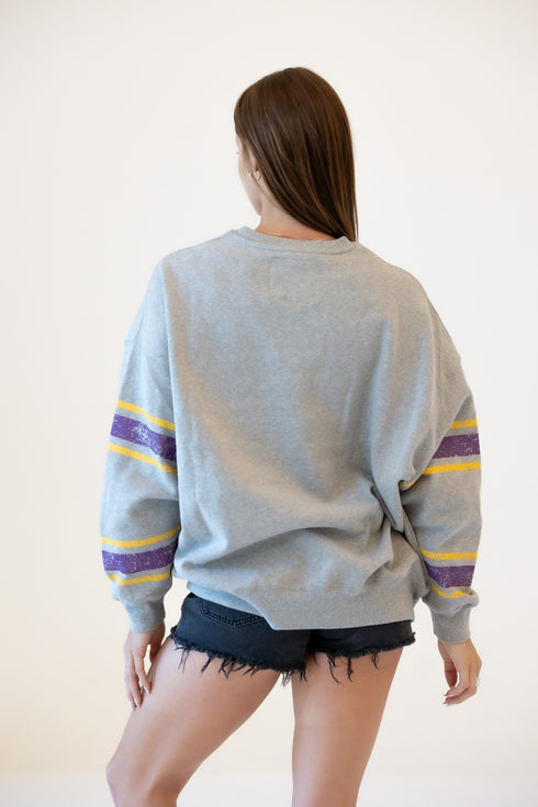 LSU Langford Multimedia OS Fleece Crew