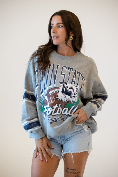 Penn State Langford Multimedia OS Fleece Crew