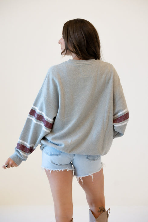 Texas A&M Langford Multimedia OS Fleece Crew