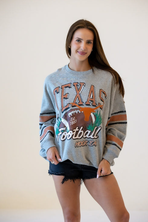 Texas Langford Multimedia OS Fleece Crew
