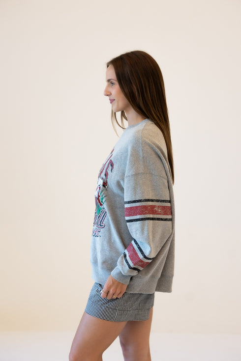 Arkansas Langford Multimedia OS Fleece Crew