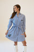 Florida Star Player Striped Shirt Dress