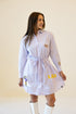 LSU Star Player Striped Shirt Dress