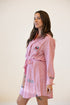 Georgia Star Player Striped Shirt Dress