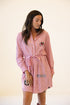 Georgia Star Player Striped Shirt Dress