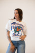 Florida Maddux Multimedia Semi-Cropped Oversized Band Tee