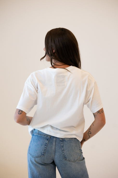 Florida Maddux Multimedia Semi-Cropped Oversized Band Tee