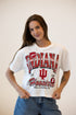 Indiana Maddux Multimedia Semi-Cropped Oversized Band Tee