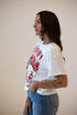 Nebraska Maddux Multimedia Semi-Cropped Oversized Band Tee