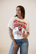 Nebraska Maddux Multimedia Semi-Cropped Oversized Band Tee