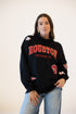 Houston All Over Scatter Oversized Funnel Neck