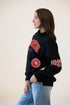 Houston All Over Scatter Oversized Funnel Neck