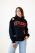 Indiana All Over Scatter Oversized Funnel Neck