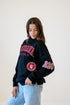 Indiana All Over Scatter Oversized Funnel Neck