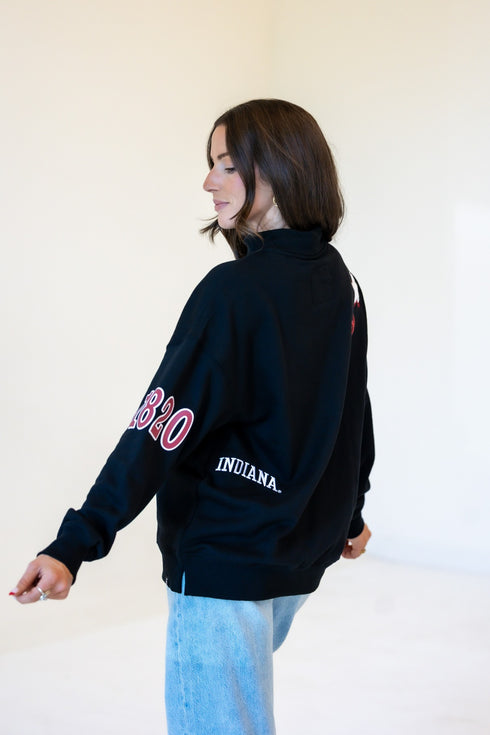 Indiana All Over Scatter Oversized Funnel Neck