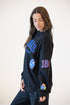 Kansas All Over Scatter Oversized Funnel Neck