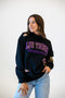 LSU All Over Scatter Oversized Funnel Neck