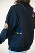 LSU All Over Scatter Oversized Funnel Neck