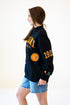Miami All Over Scatter Oversized Funnel Neck