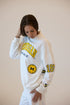 Michigan All Over Scatter Oversized Funnel Neck