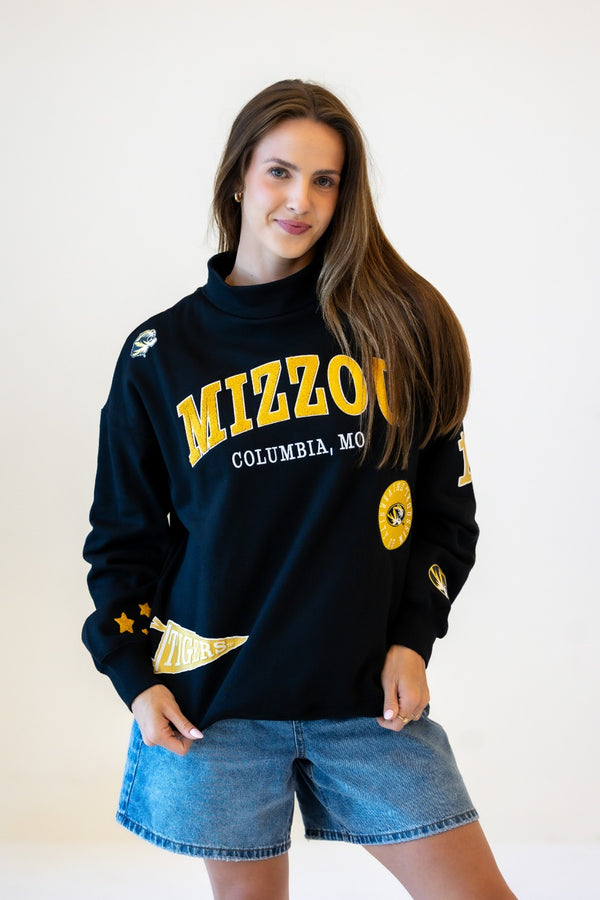 Missouri All Over Scatter Oversized Funnel Neck