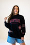 Montana All Over Scatter Oversized Funnel Neck