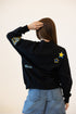 Pitt All Over Scatter Oversized Funnel Neck