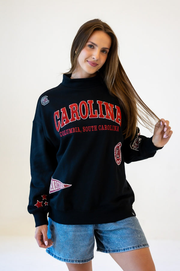 South Carolina All Over Scatter Oversized Funnel Neck